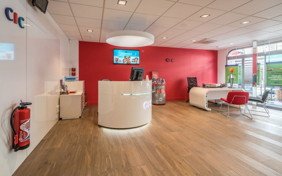 Réaménagement d’agence bancaire