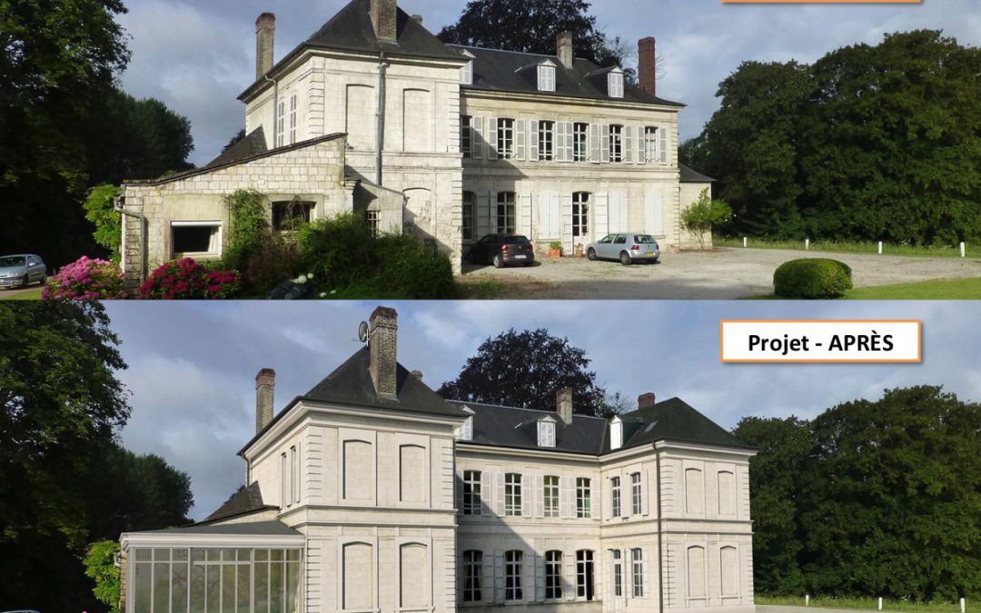 Un château dans la vallée d&rsquo;Authie